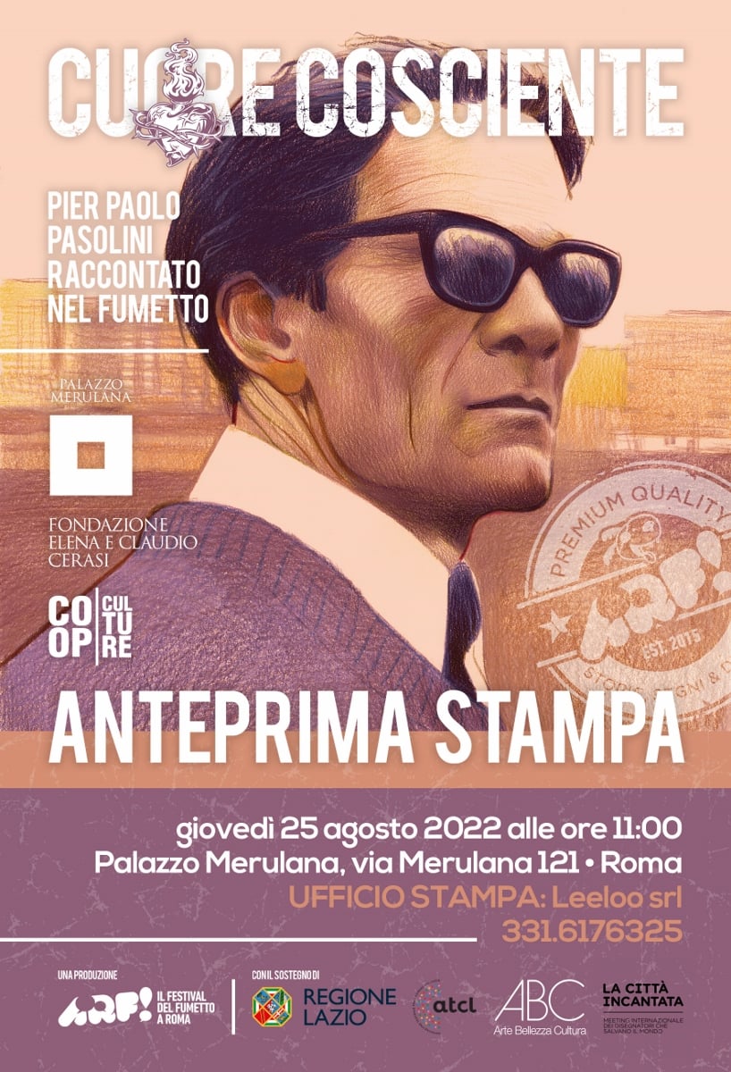 Cuore Cosciente. Pier Paolo Pasolini raccontato nel Fumetto